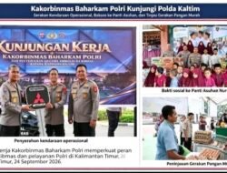 PERKUAT BHABINKAMTIBMAS! Kakorbinmas Baharkam Polri Kunjungi Polda Kaltim Serahkan Kendaraan Operasional, Baksos, dan Tinjau Gerakan Pangan Murah