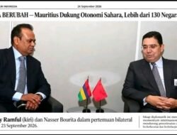 SAATNYA BERUBAH Mauritius Dukung Otonomi Sahara, Lebih dari 130 Negara Sejalan